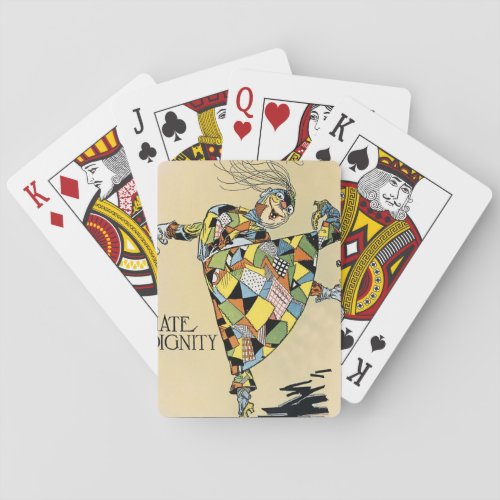 The Patchwork Girl Hates Dignity by John R Neill Poker Cards