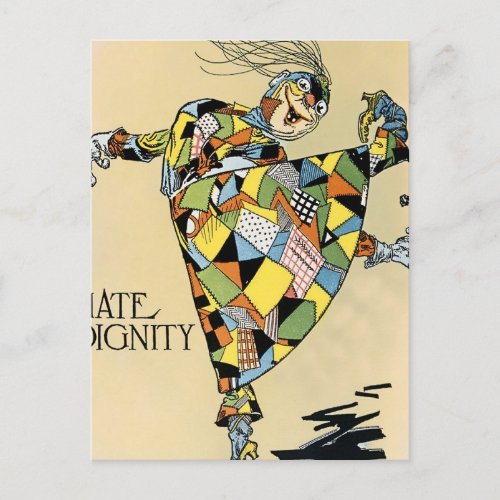 The Patchwork Girl Hates Dignity by John R Neill Postcard