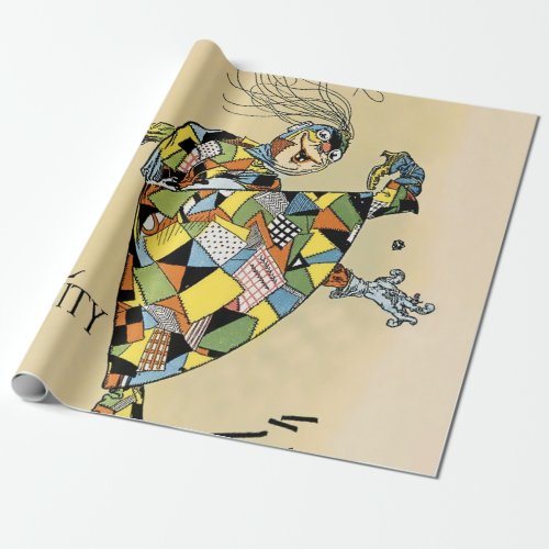 The Patchwork Girl Hates Dignity by John R Neill Wrapping Paper