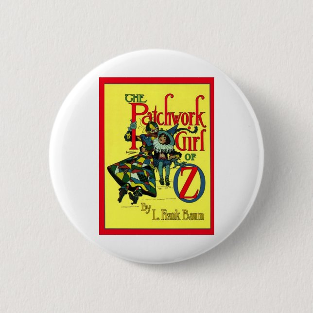 The Patchwork Girl Of Oz Pinback Button (Front)