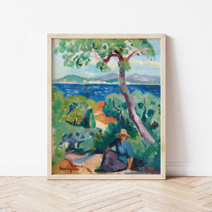 The Path Behind Oustalet Henri Manguin Poster