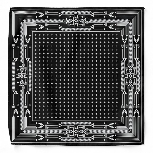 The Path (Black) Bandana (Front)