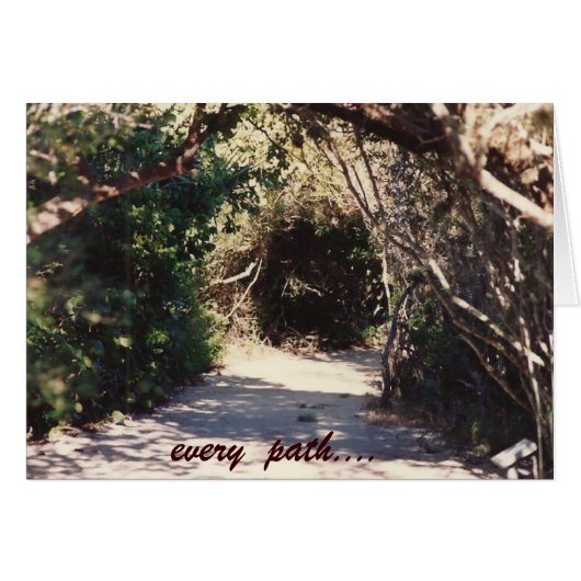 the path....by peacewillow cards (Front Horizontal)