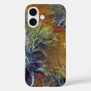 The Path Through the Irises by Claude Monet iPhone 16 Case