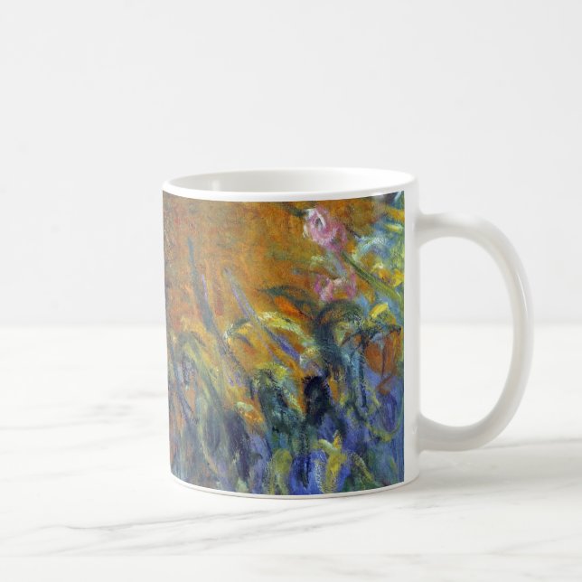 The Path Through the Irises by Claude Monet Coffee Mug (Right)