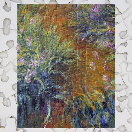 The Path Through the Irises by Claude Monet Jigsaw Puzzle