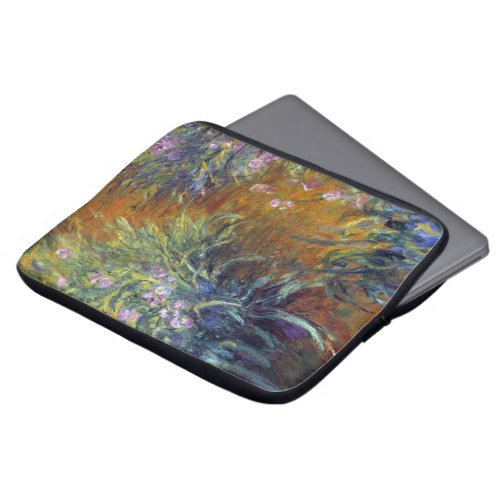 The Path Through the Irises by Claude Monet Laptop Sleeve