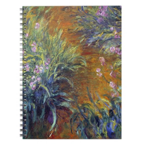 The Path Through the Irises by Claude Monet Notebook