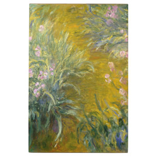 The Path through the Irises - Claude Monet Metal Print