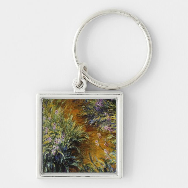 The Path Through the Irises Keychain (Front)