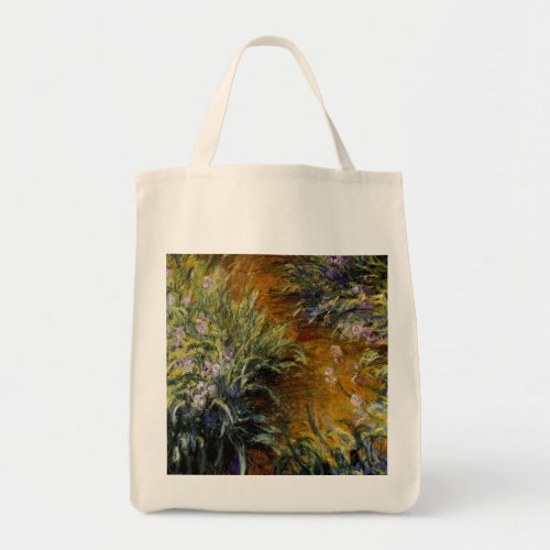 The Path Through the Irises Tote Bag