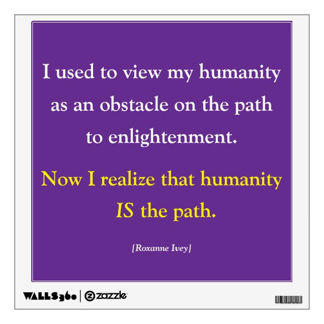 The Path to Enlightenment Wall Decal (Front)