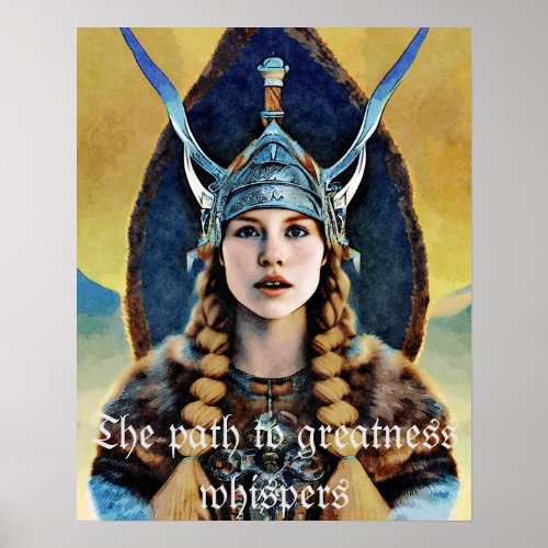 The path to greatness whispers poster