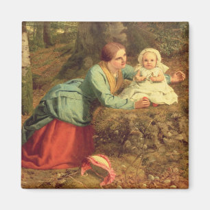 The Path Where The Brown Leaves Are Spread, 1862 ( Magnet