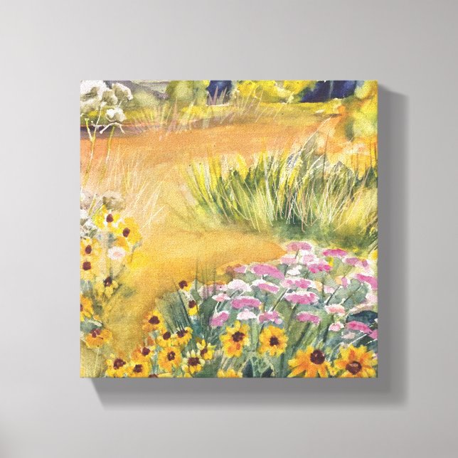 The Pathway by Ev Wesson Canvas Print (Front)
