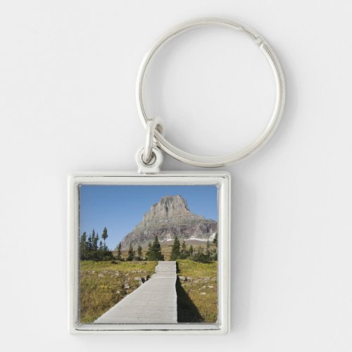 The pathway to the view of Hidden Lake Keychain