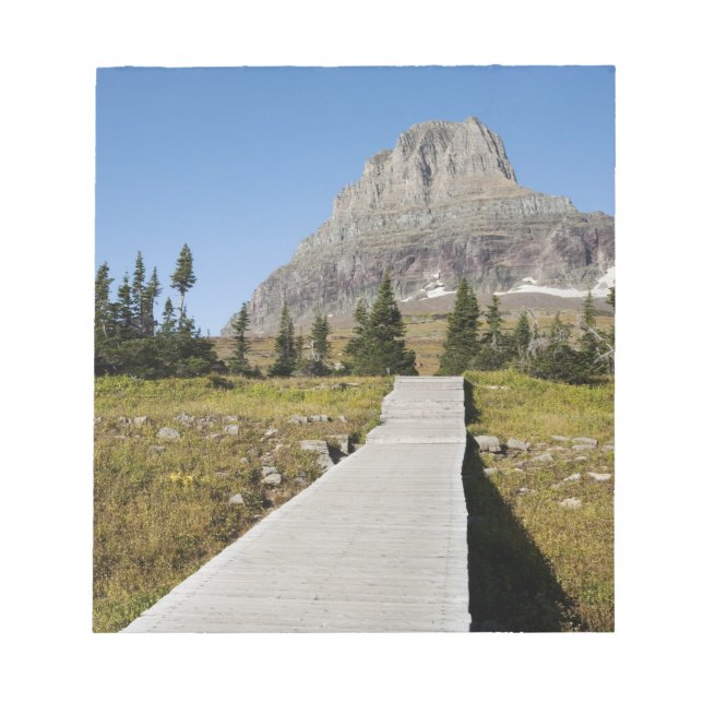 The pathway to the view of Hidden Lake Notepad (Front)