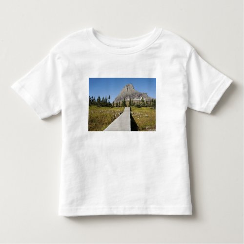The pathway to the view of Hidden Lake Toddler T_shirt