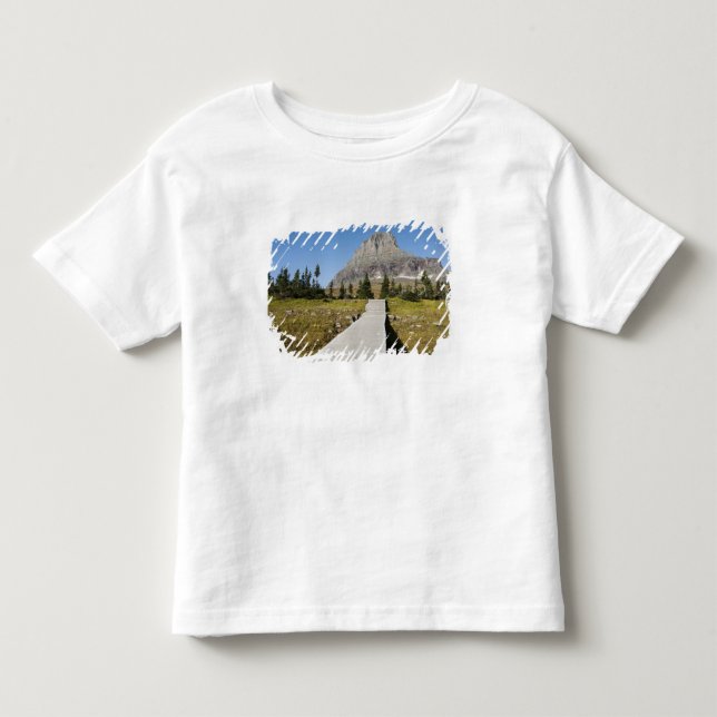 The pathway to the view of Hidden Lake Toddler T-shirt (Front)
