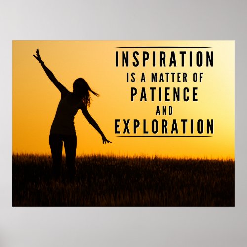 The Patience of Inspiration Poster