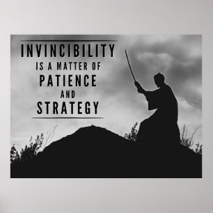 The Patience of Invincibility - Inspirational Poster