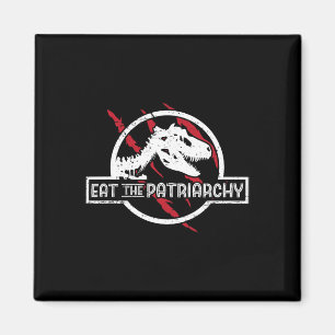 The Patriarchy Dinosaur Feminist Humor Saying Magnet