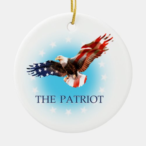 The Patriot Ceramic Ornament