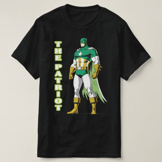The Patriot Classic Superhero Tee (Design Front)