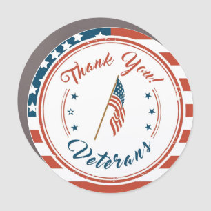 The Patriot Country "Thank You Vets" Car Magnet