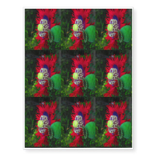 The Patriot flag poppy 9 per sheet Temporary Tattoos