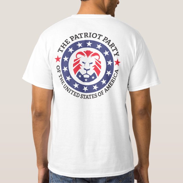 The Patriot Party  T-Shirt (Back)