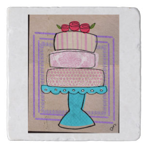 The Patterened Pastel Tower Trivet