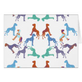 the pattern Great Dane pattern Cards (Front Horizontal)