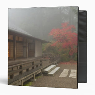 The pavilion at the Portland Japanese Garden Binder