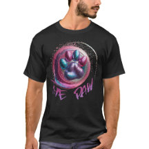 The Paw Glitter-Look T-Shirt