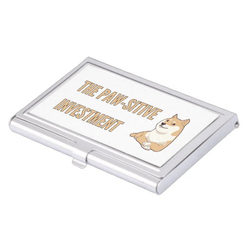 The Paw_sitive Investment  Business Card Case