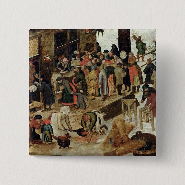 The Payment of the Tithe Pinback Button (Front)