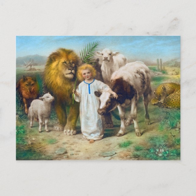 The Peace, 1896 by William Strutt Postcard (Front)