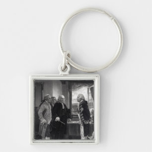 The Peace Conference on Staten Island Keychain