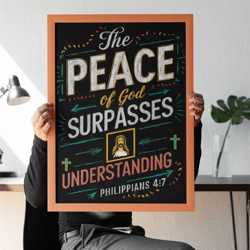 The peace of God surpasses understanding Poster
