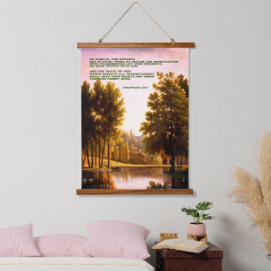 'The Peace of God' Wood Topped Wall Tapestry