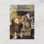 The Peaceable Kingdom - Animal Sanctuary/Rescue Business Card
