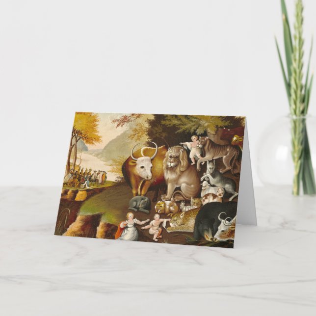 The Peaceable Kingdom Card (Front)