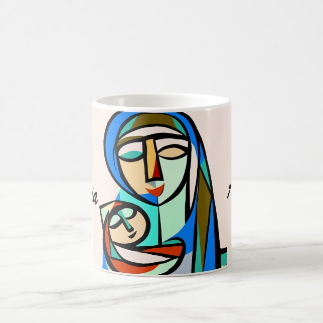 The Peaceful Madonna Coffee Mug (Center)