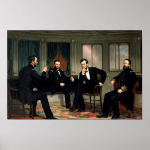 The Peacemakers Abe Lincoln Historical Print