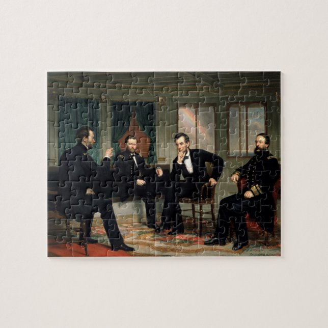 "The Peacemakers" - Abe Lincoln Puzzle (Horizontal)