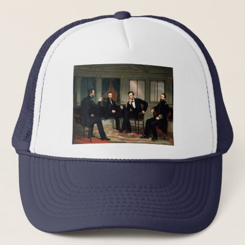 The Peacemakers Painting of 1868 Trucker Hat