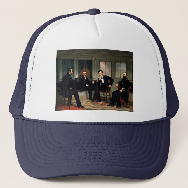 The Peacemakers Painting of 1868 Trucker Hat (Front)