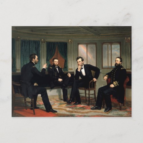 The Peacemakers with Abraham Lincoln Postcard