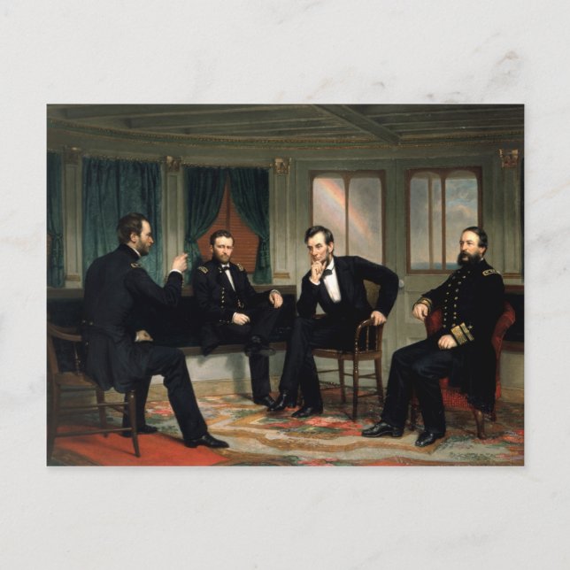 The Peacemakers with Abraham Lincoln Postcard (Front)
